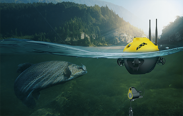 Подводные дроны для рыбаков